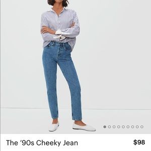 NWT Everlane 90s Cheeky Jeans